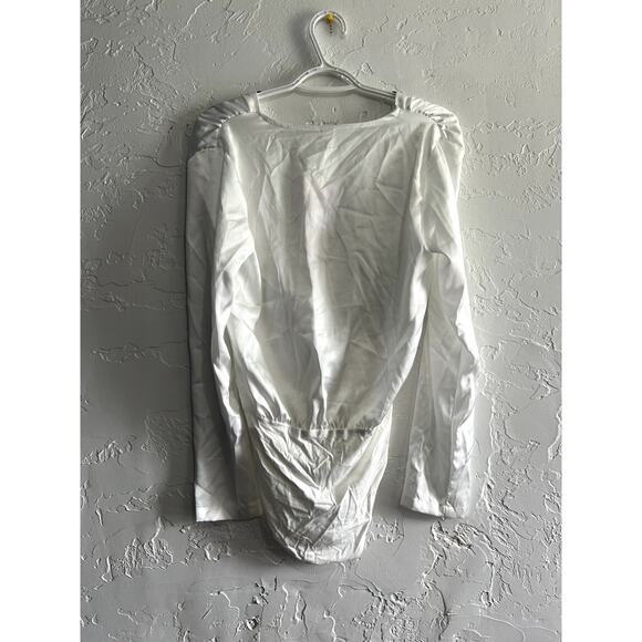 Wdirara silky body suit womens small fairycore cottagecore coquette ethereal - Picture 4 of 6